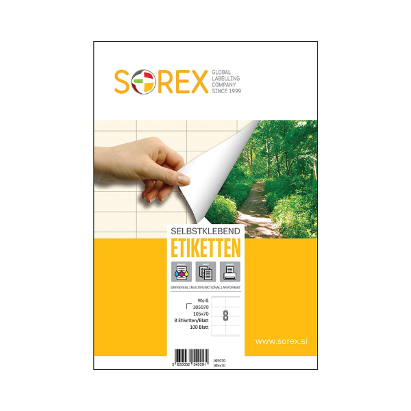 Etiquettes A4 SOREX